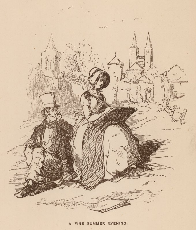 Illustration für Jahrmarkt der Eitelkeiten von Thackeray von English School