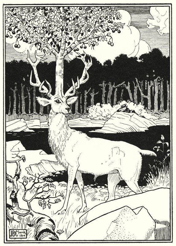 Illustration für die Abenteuer des Baron Münchhausen von English School