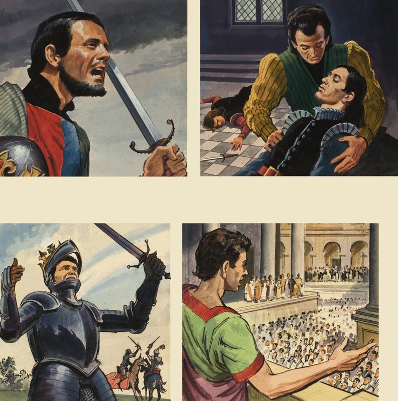 Bilder aus Shakespeare von English School