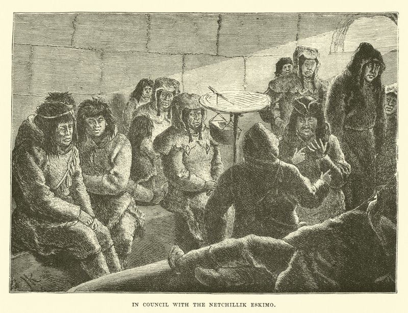 Im Rat mit den Netchillik-Eskimos von English School