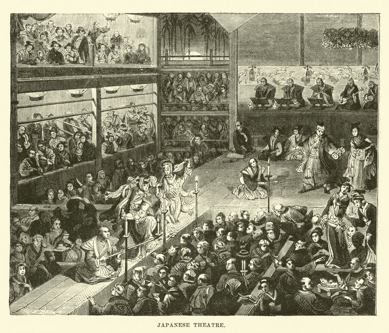 Japanisches Theater von English School