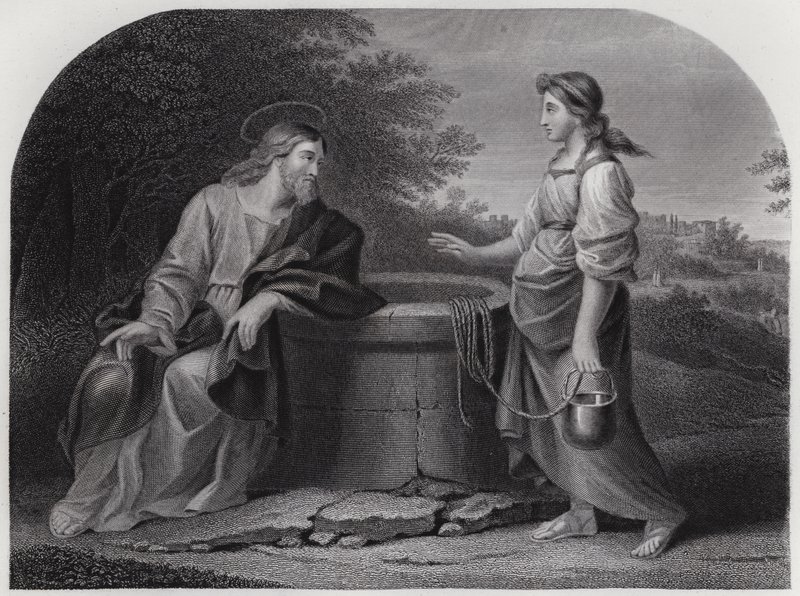 Jesus und die Samariterin von English School