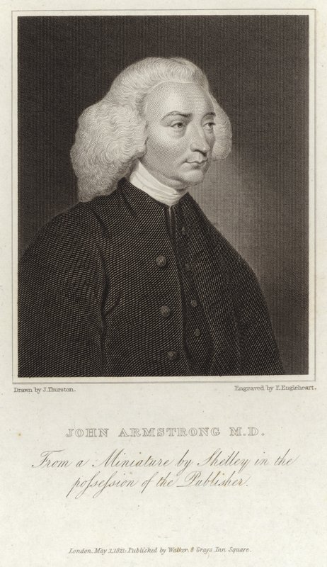 John Armstrong - Schottischer Dichter und Arzt (1709-1779) von English School