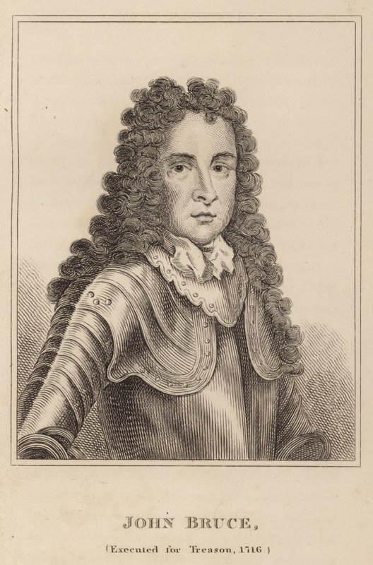 John Bruce, Hingerichtet wegen Hochverrats, 1716 von English School