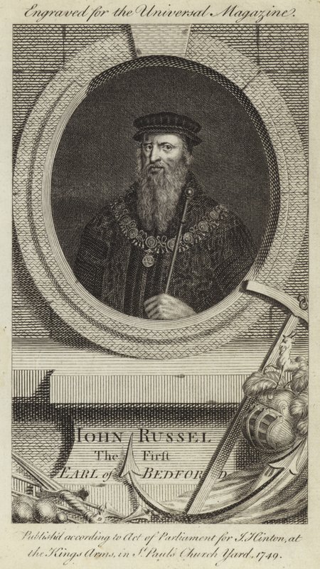 John Russel, Der erste Earl of Bedford von English School