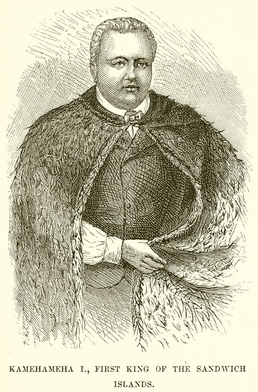 Kamehameha I., erster König der Sandwichinseln von English School