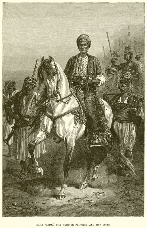 Kara Fatima, die kurdische Prinzessin, und ihr Gefolge von English School