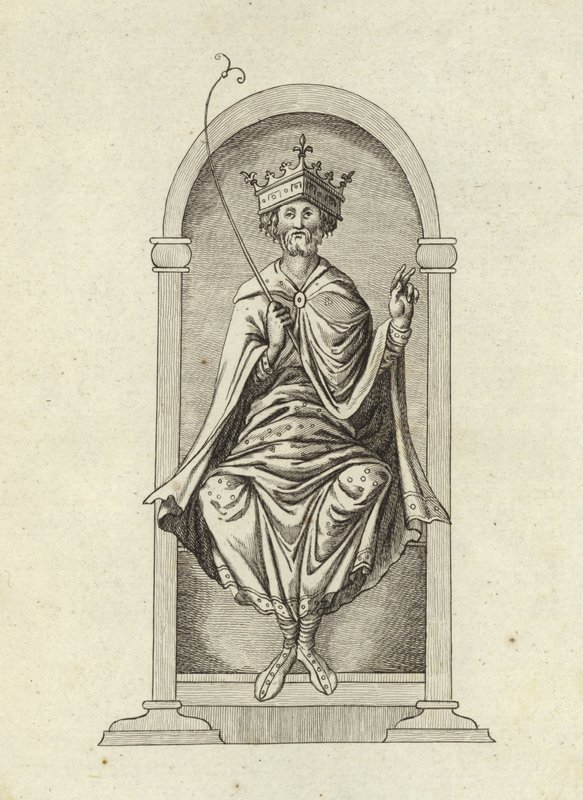 König Eadgar, der Friedfertige von English School