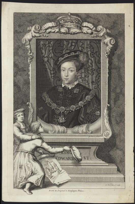 König Edward VI. von England und Irland von English School