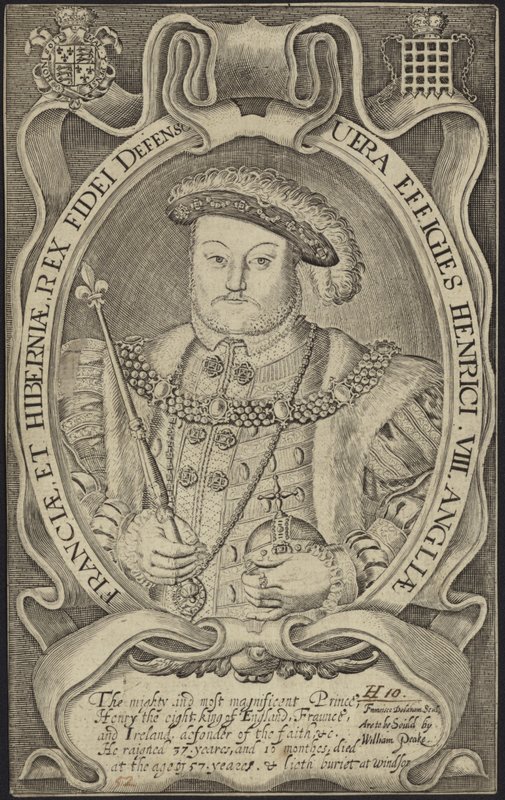 König Heinrich VIII. von England von English School