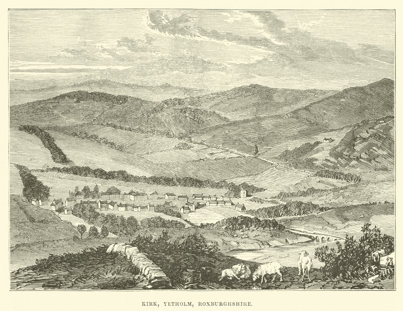 Kirk, Yetholm, Roxburghshire von English School