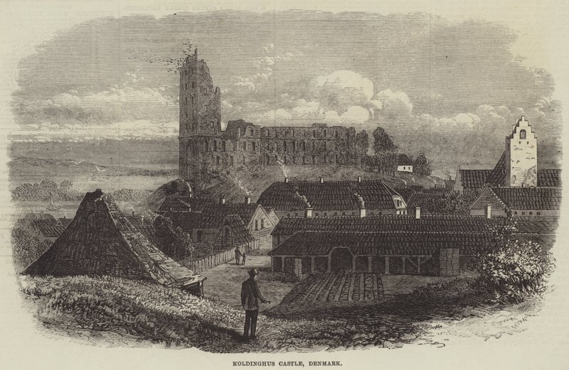 Schloss Koldinghus, Dänemark (Gravur) von English School