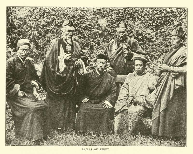 Lamas von Tibet von English School