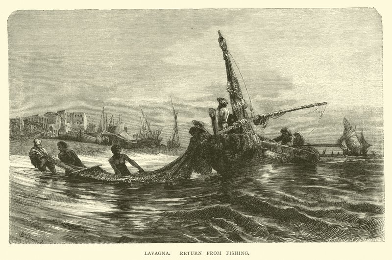 Lavagna, Rückkehr vom Fischen von English School