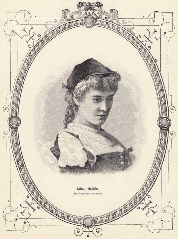 Lilian Nordica (die amerikanische Sängerin) von English School