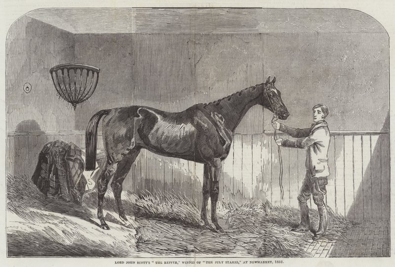 Lord John Scotts „The Reiver“, Gewinner der „July Stakes“ in Newmarket von English School