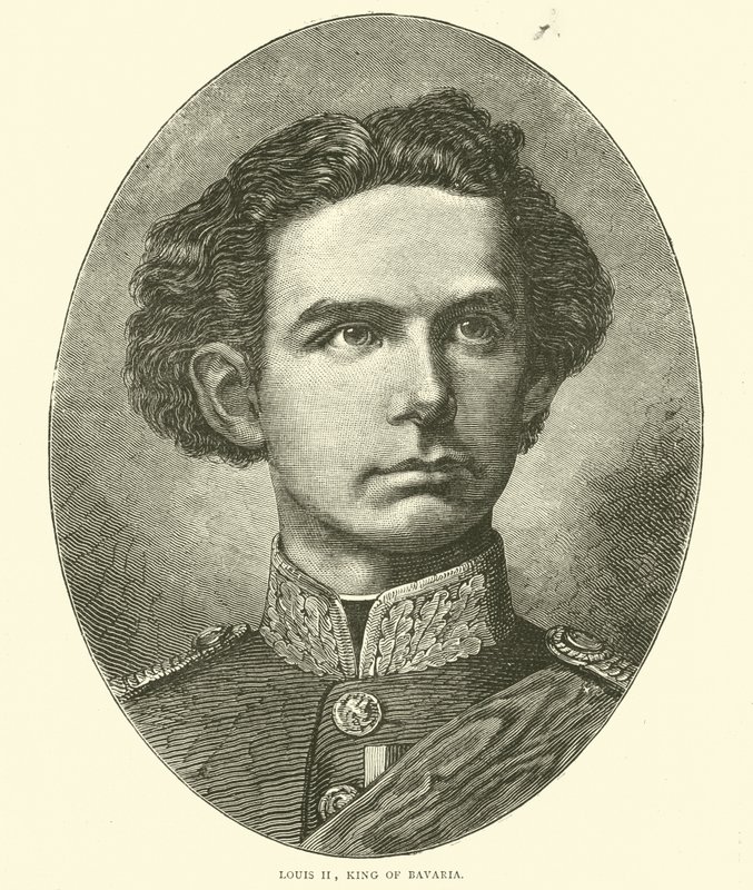 Ludwig II., König von Bayern, Oktober 1870 von English School