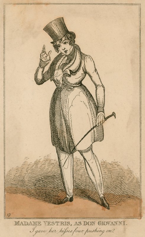Madame Vestris als Don Giovanni von English School