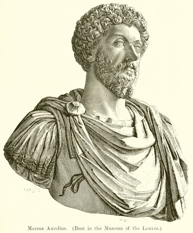 Marcus Aurelius (Büste im Louvre) von English School