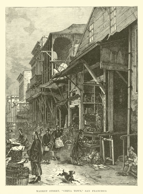 Marktstraße, Chinatown, San Francisco von English School