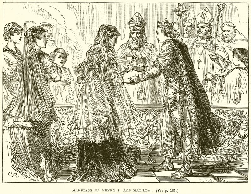 Heirat von Heinrich I und Matilda von English School
