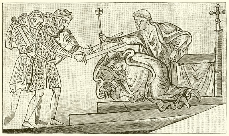 Martyrium von S. Thomas von Canterbury von English School