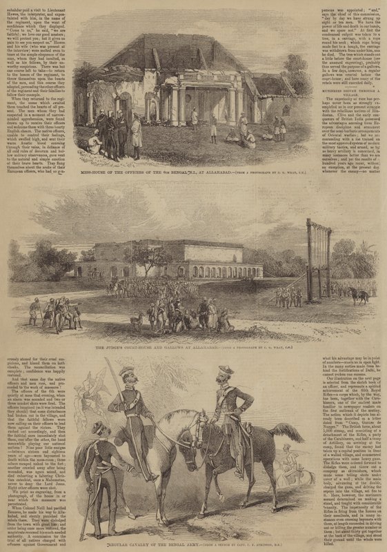 Massaker und Vergeltung in Allahabad von English School