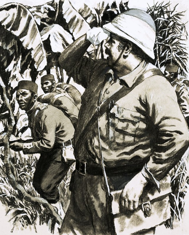 Melton Prior marschiert durch den burmesischen Dschungel mit der 11. Bengalischen Infanterie von English School