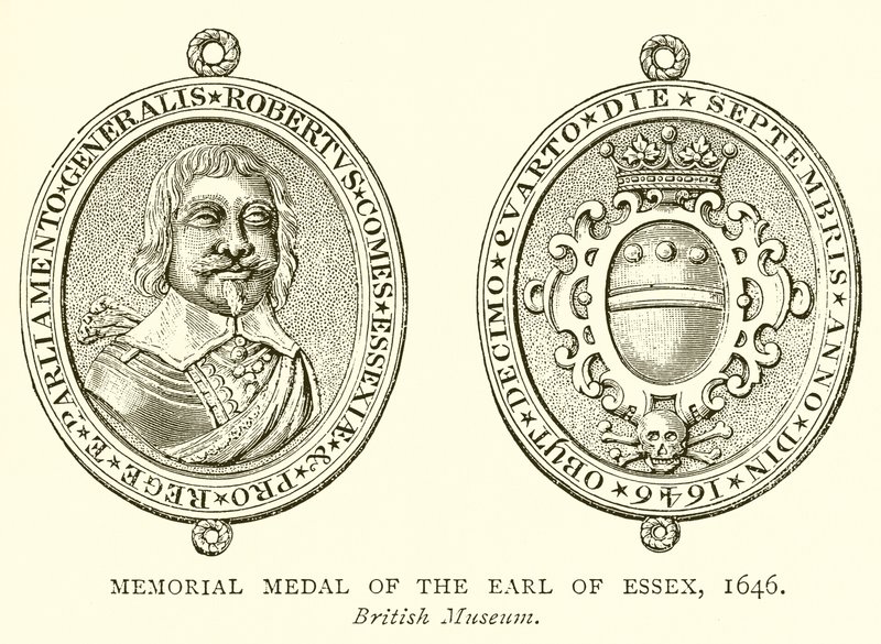Gedenkmedaille des Earl of Essex, 1646 von English School
