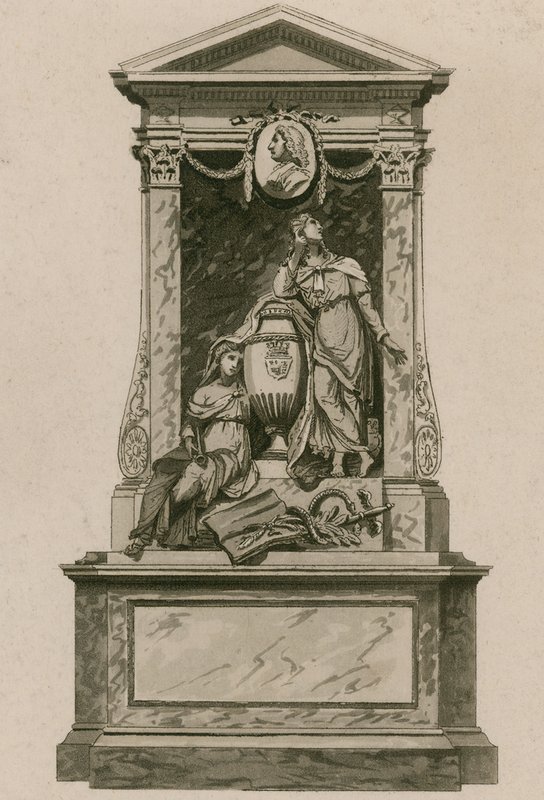 Denkmal für William Pulteney, Earl of Bath, Westminster Abbey, London von English School