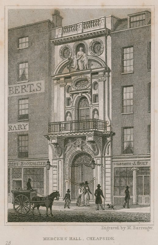 Mercers Hall, Cheapside, London von English School