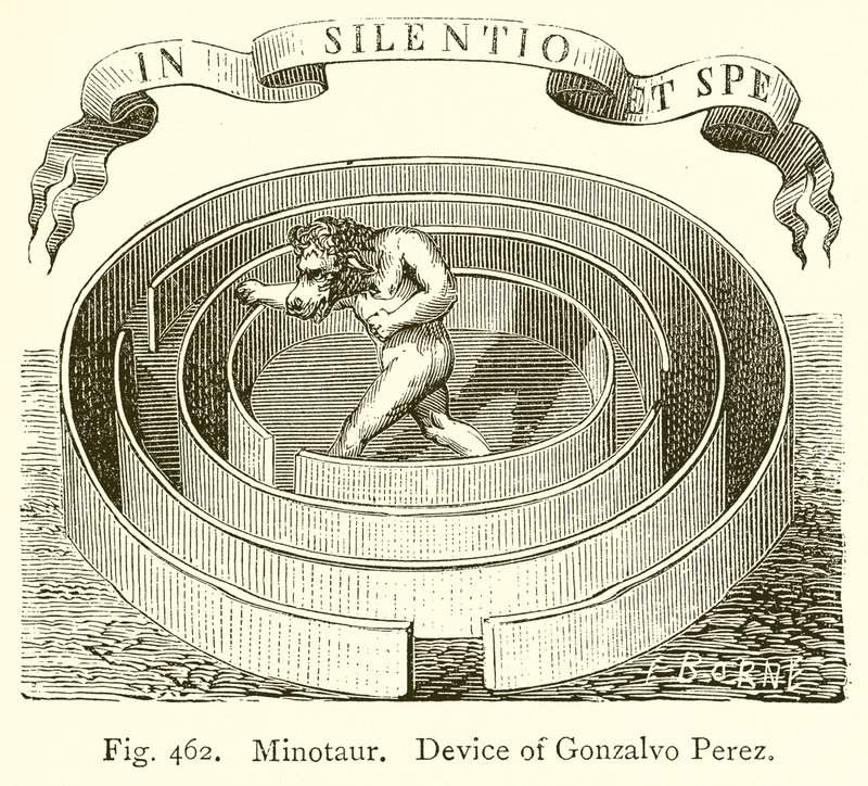 Minotaurus. Gerät von Gonzalvo Perez von English School