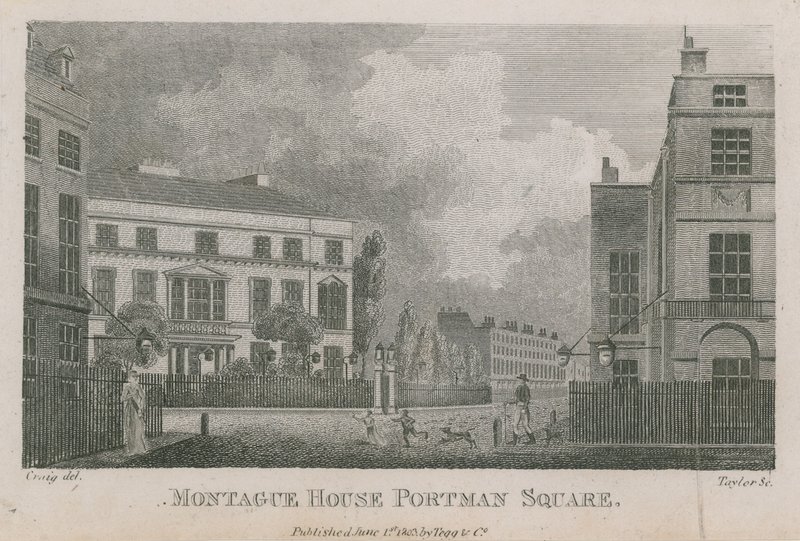Montague House, Portman Square, London von English School