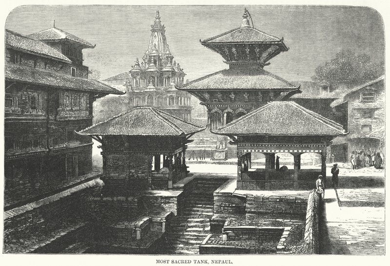 Heiligster Tank, Nepal von English School
