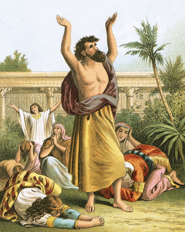 Trauer von Mordechai und den Juden von English School