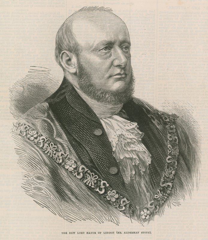 Mr Alderman Stone, der neue Lord Mayor von London von English School