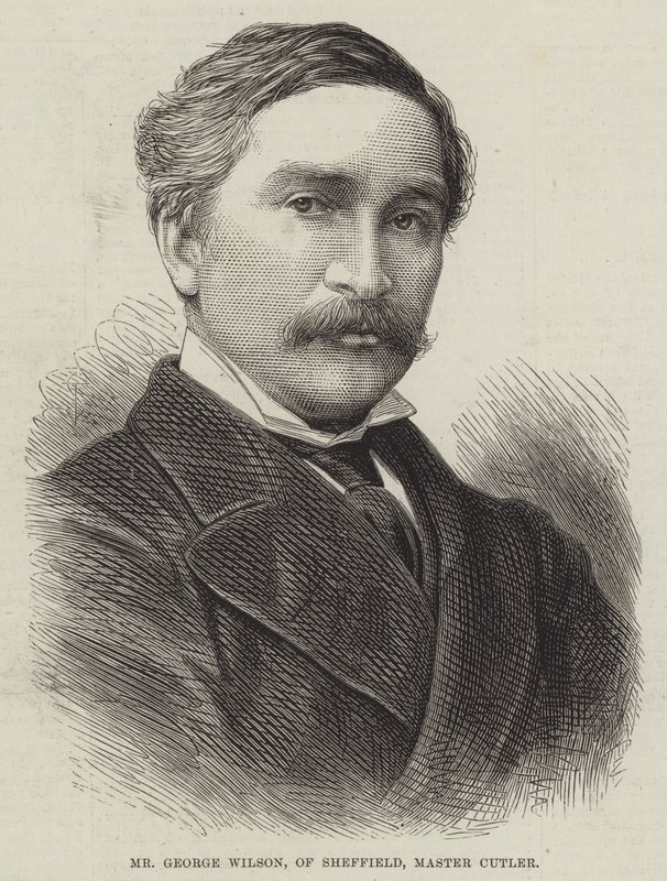 Herr George Wilson aus Sheffield, Meisterschmied (Stich) von English School