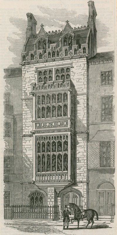 Mr. Russells neues Herrenhaus, Park Lane, London von English School
