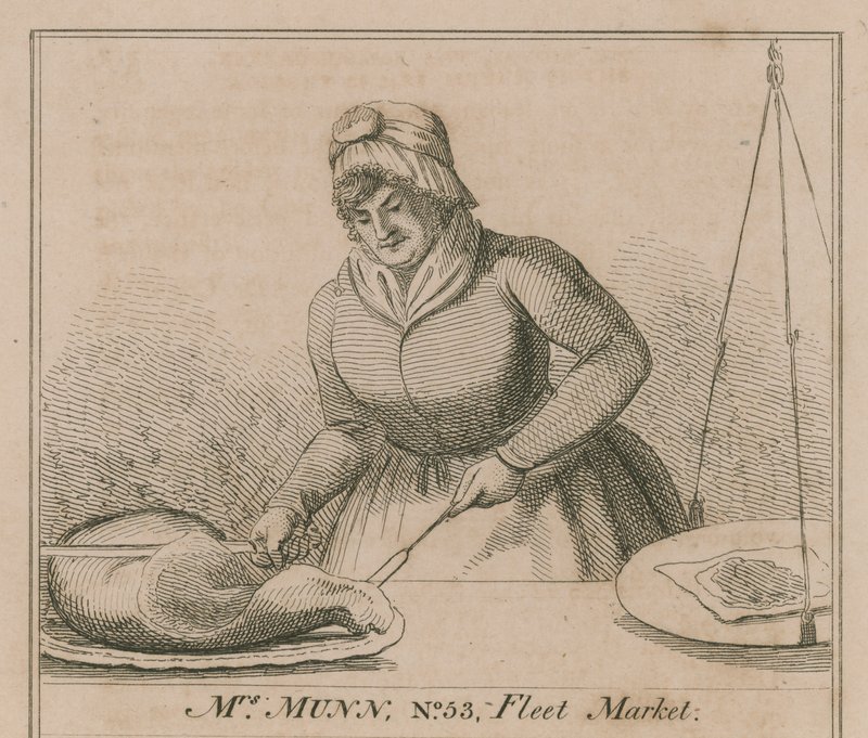 Mrs. Munn, 53 Fleet Market von English School