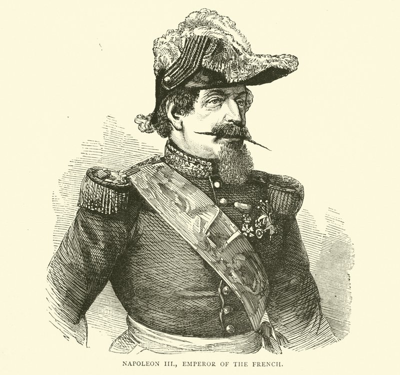 Napoleon III., Kaiser der Franzosen, Juli 1870 von English School