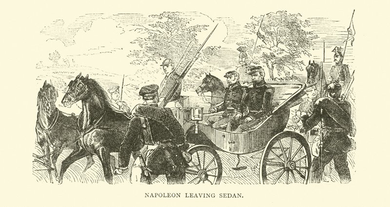 Napoleon verlässt Sedan, September 1870 von English School