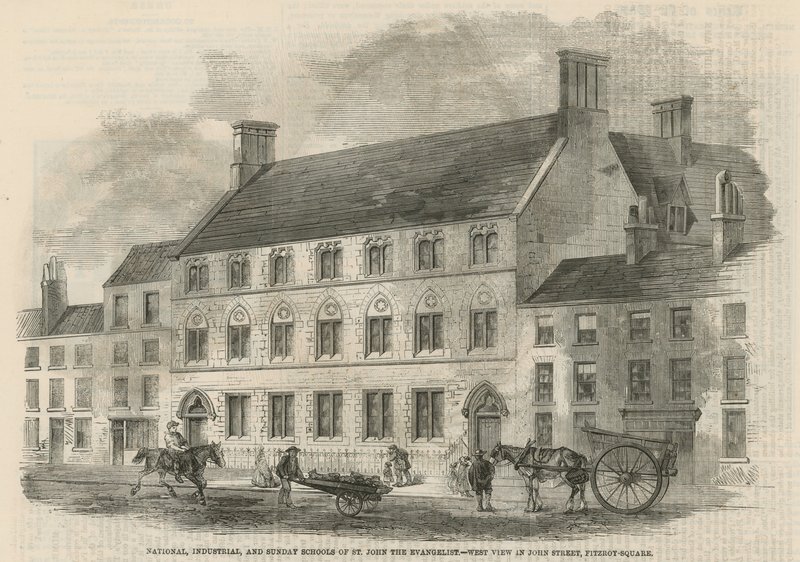 Nationale, industrielle und Sonntagsschulen von St. Johannes dem Evangelisten von English School