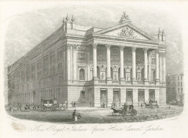 Neues Königliches Italienisches Opernhaus, Covent Garden, London von English School