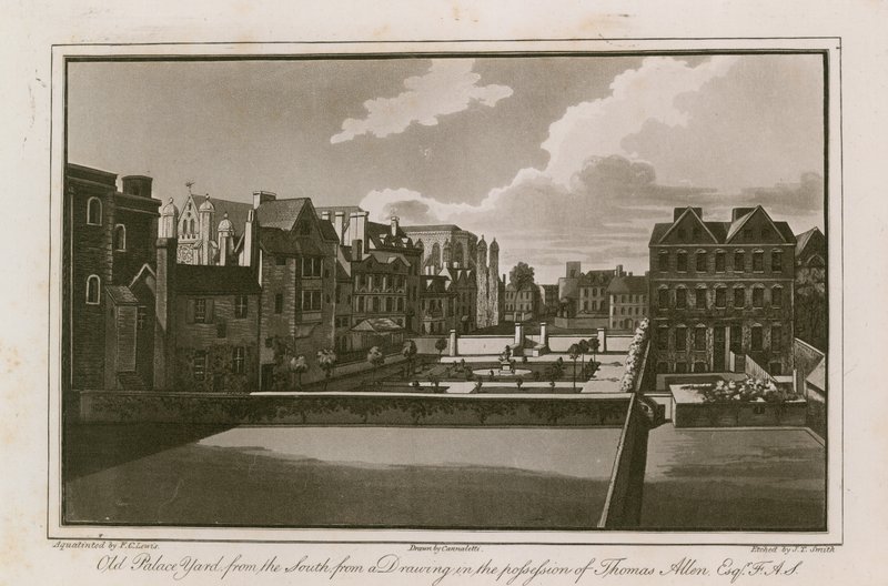 Old Palace Yard von Süden von English School