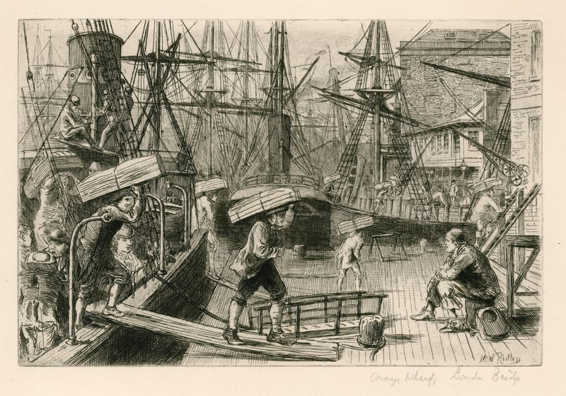 Orange Wharf, London Bridge von English School