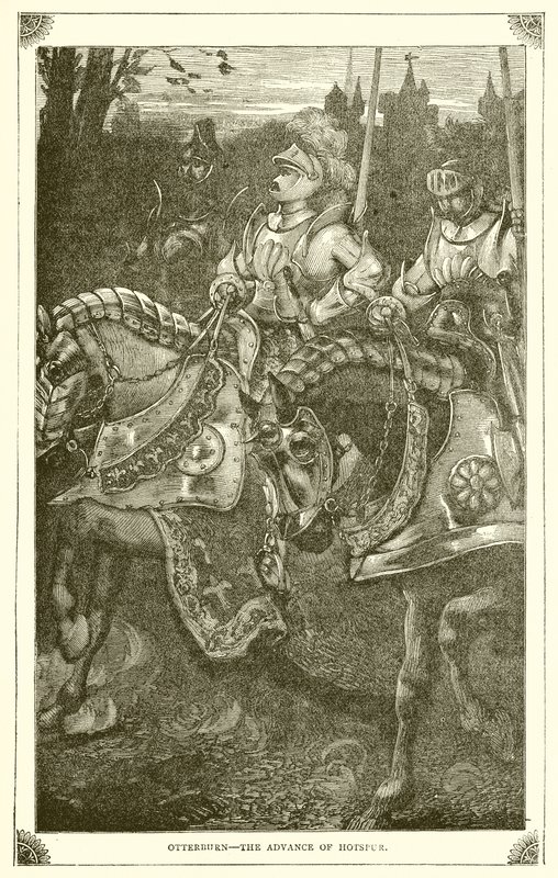 Otterburn—Der Vormarsch von Hotspur von English School