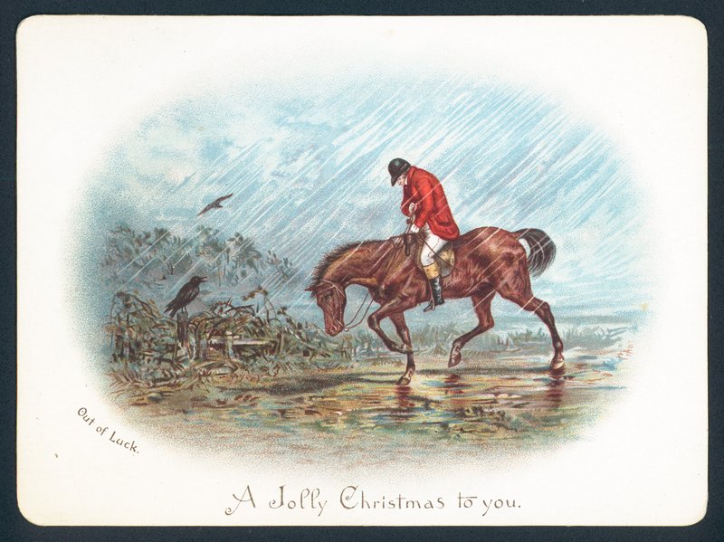 Pech gehabt, Weihnachtskarte von English School