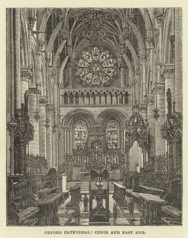 Oxford Kathedrale, Chor und Ostende von English School