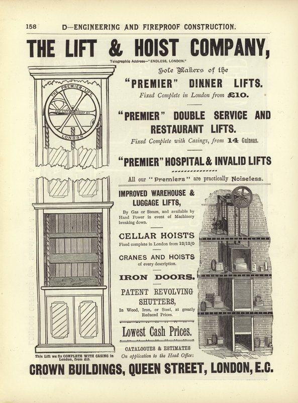 Seite aus The Architects, Surveyors and Engineers Compendium 1892 von English School