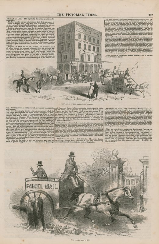 Seite aus The Pictorial Times von English School